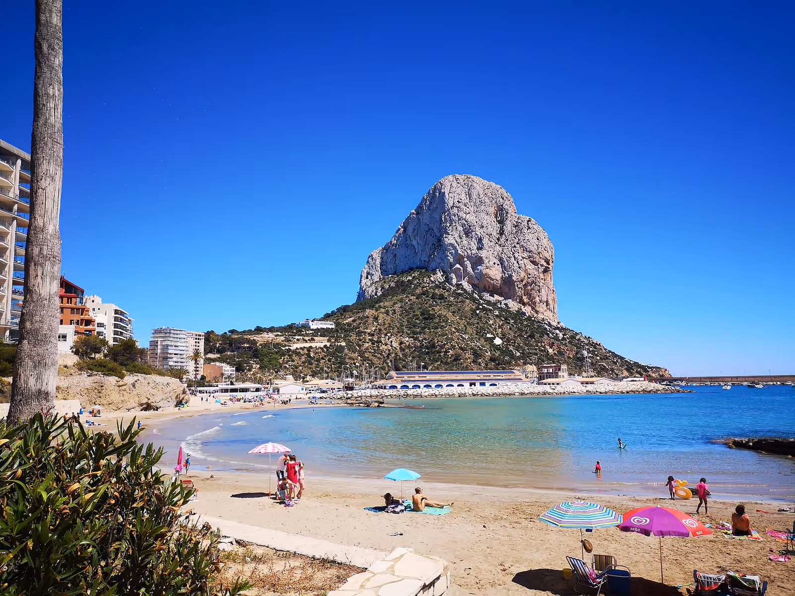 Climbing in the Penon de Ifach