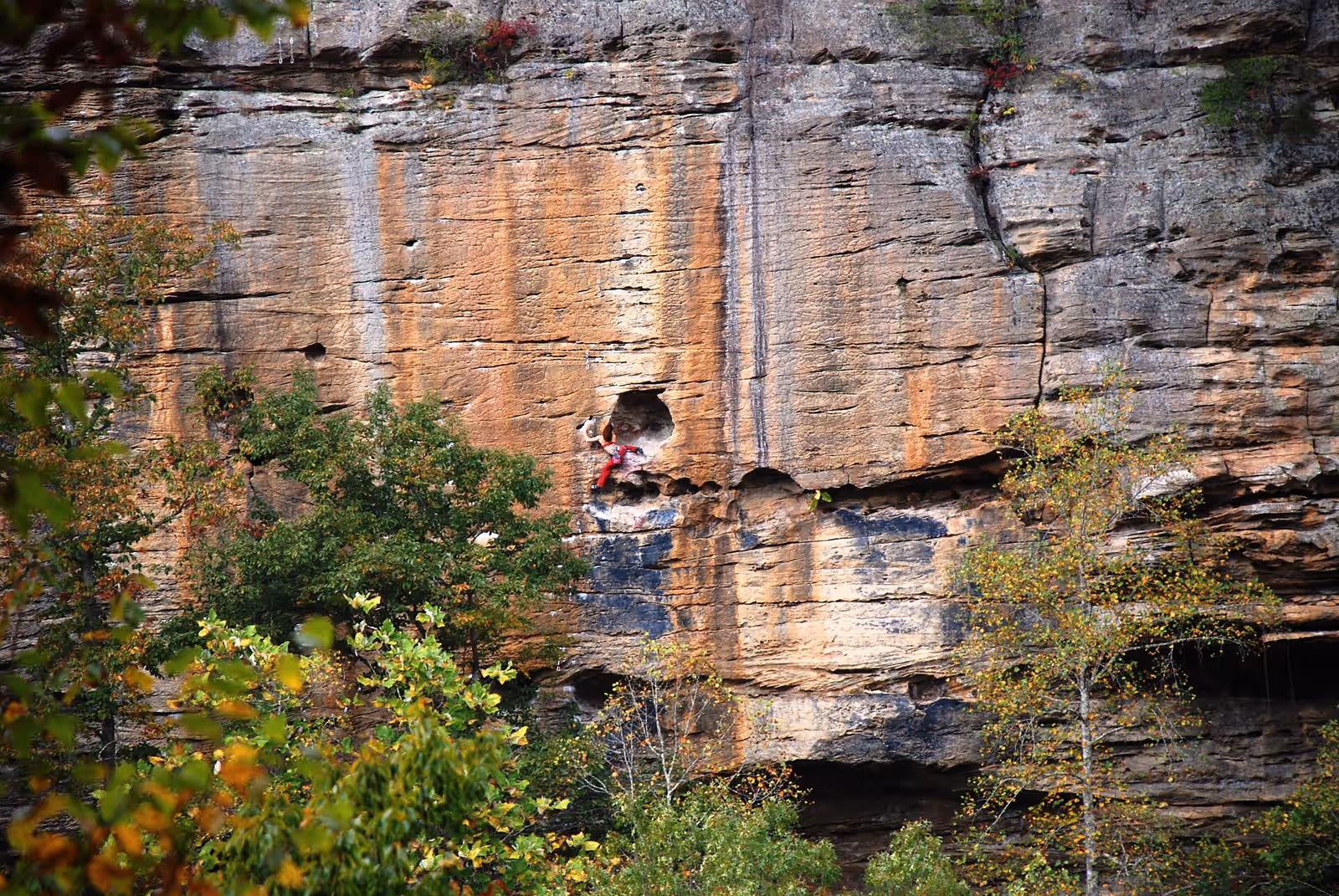 Climbing in the Red River Gorge