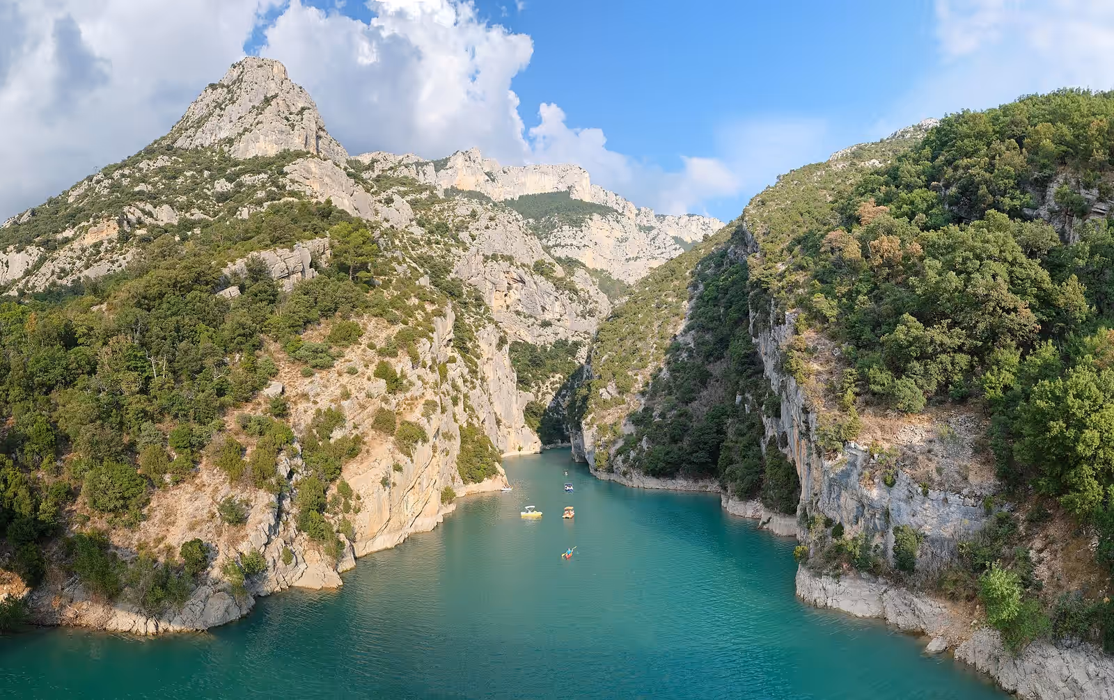 Climbing in the Verdon Gorge