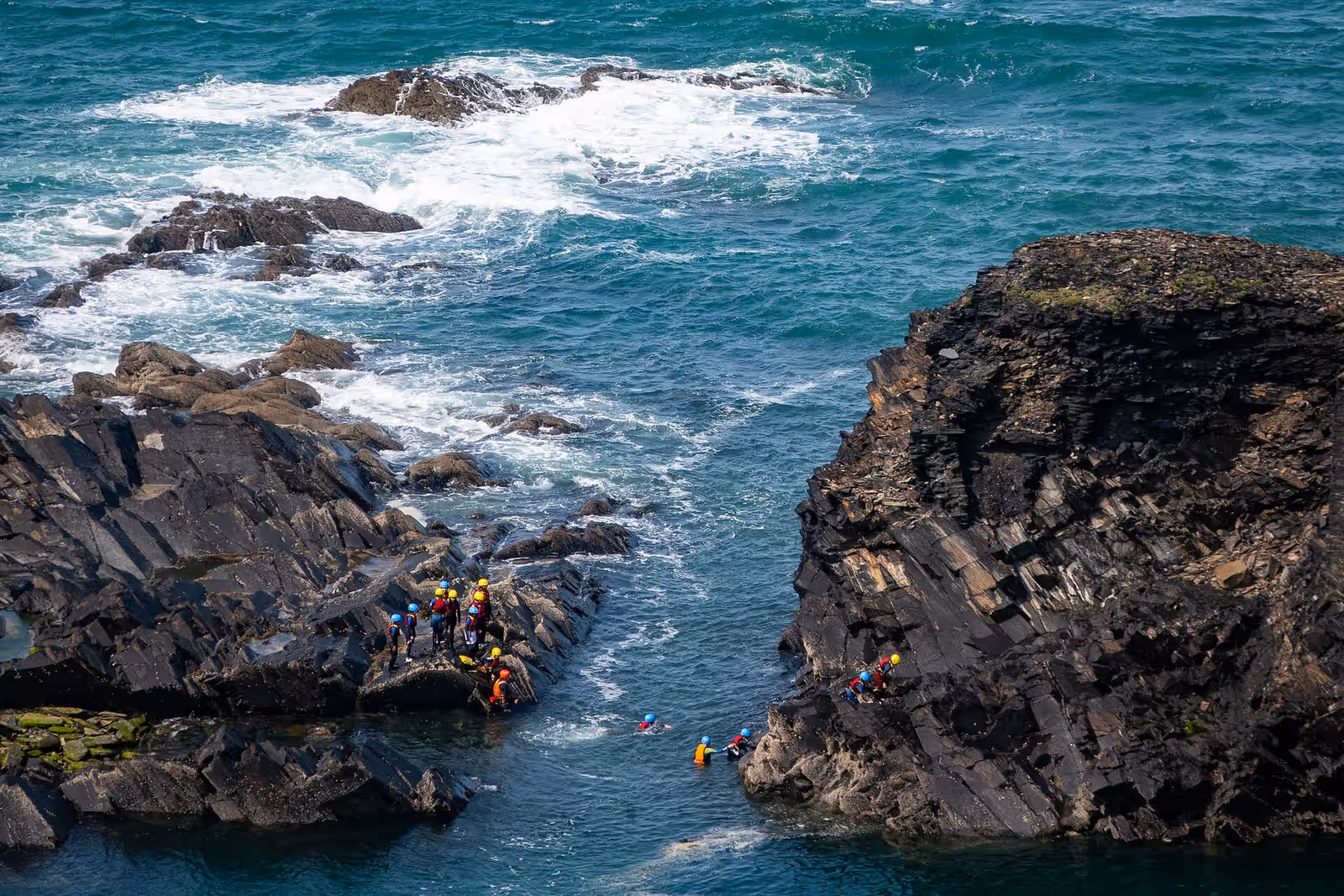Coasteering in Pembrokeshire