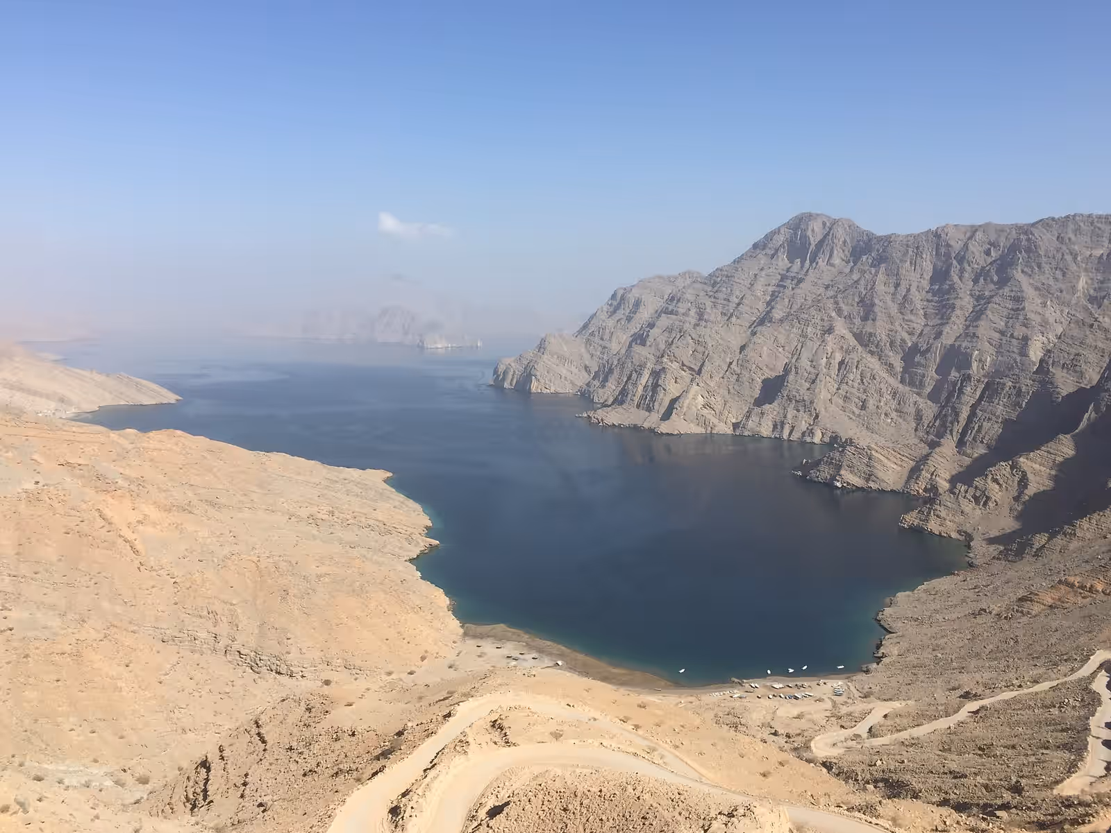 Deep water soloing in Musandam