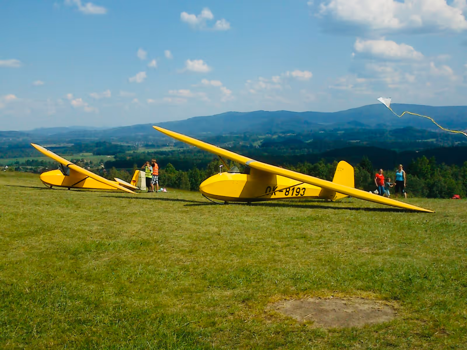 Gliding in Jeżów Sudecki