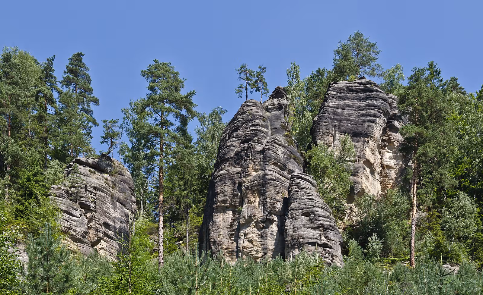 Highlining in Adršpach