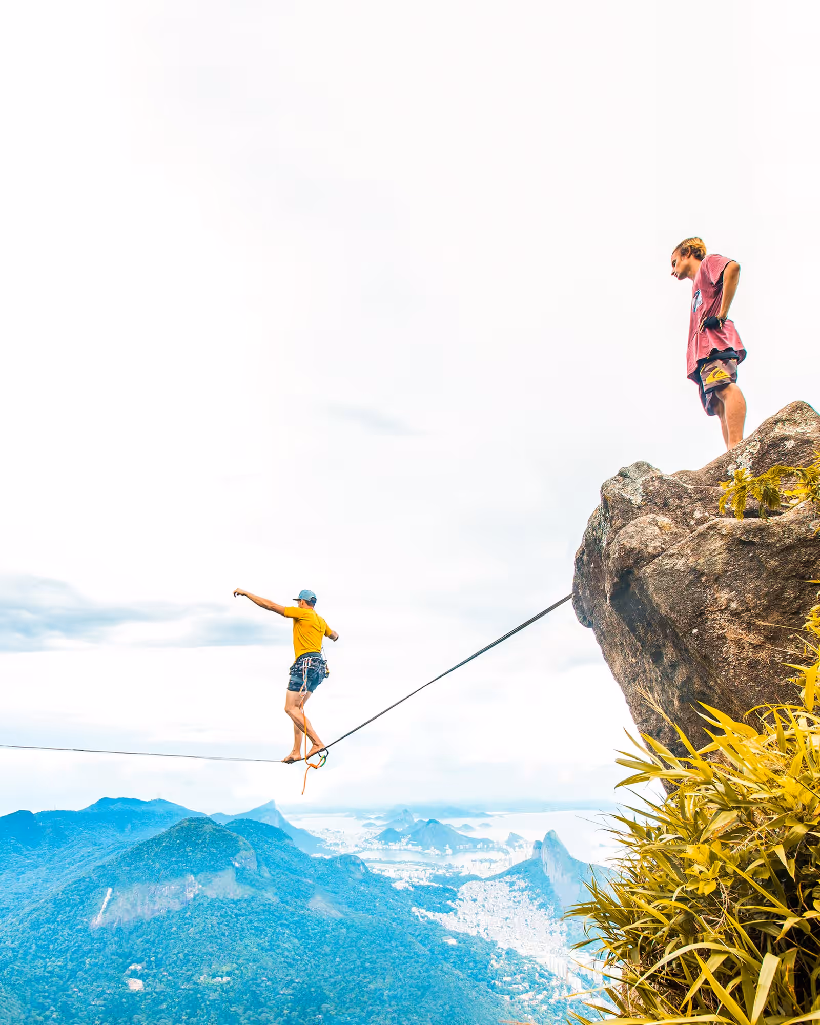 Highlining in Rio de Janeiro