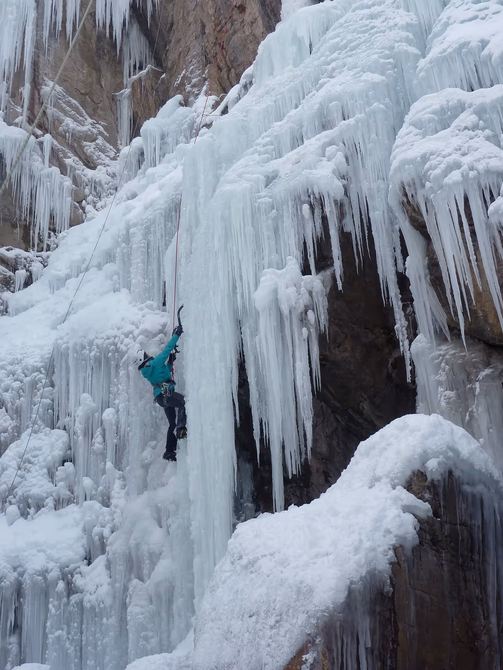 Ice climbing in Ouray