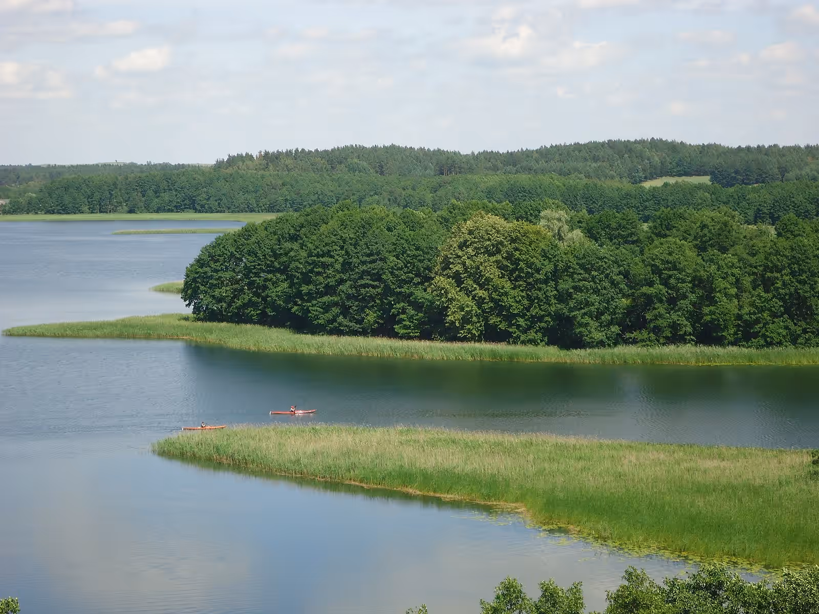 Kayaking in Wigry National Park