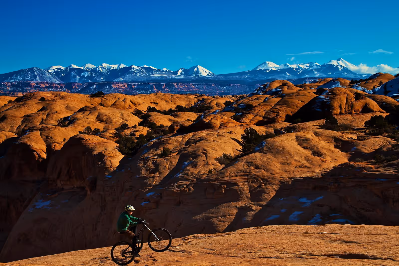Mountain biking in Moab