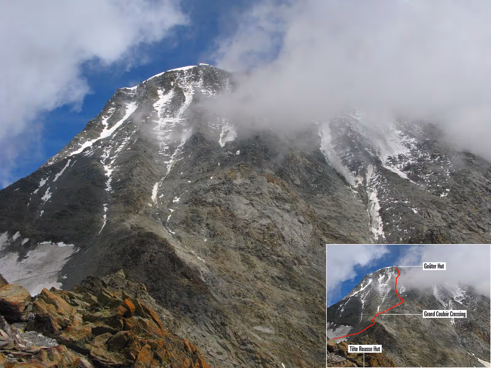 Mountaineering in Mont Blanc Massif