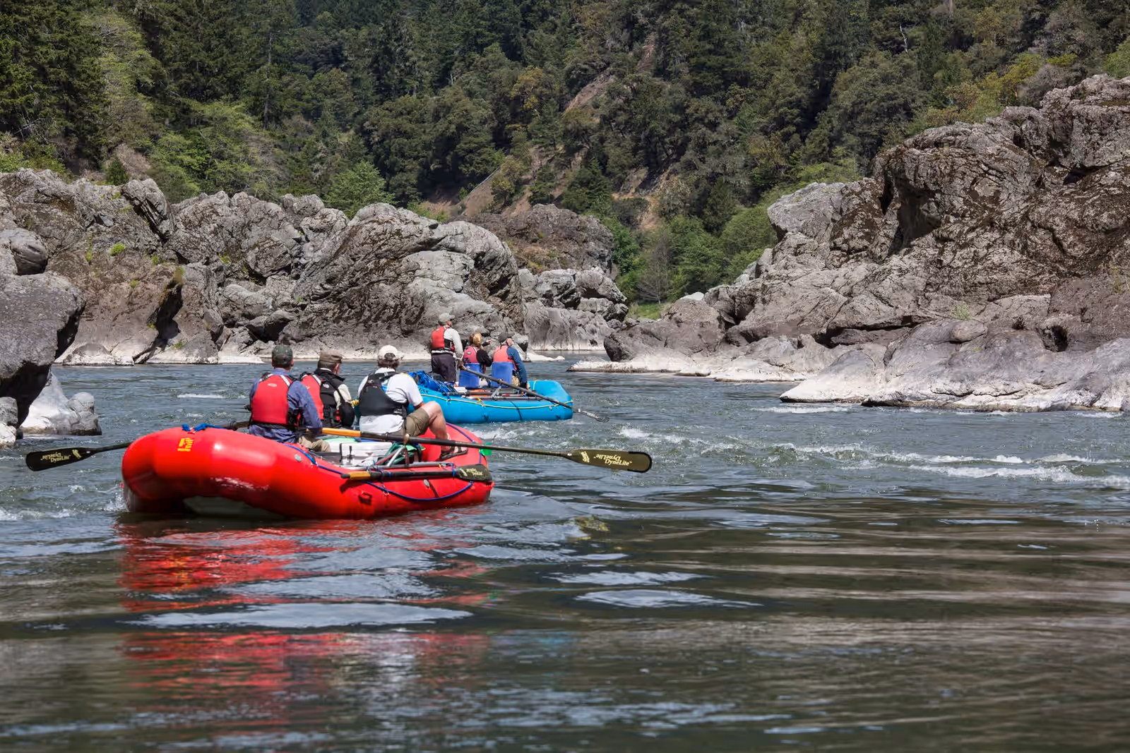 Rafting in the Rogue River