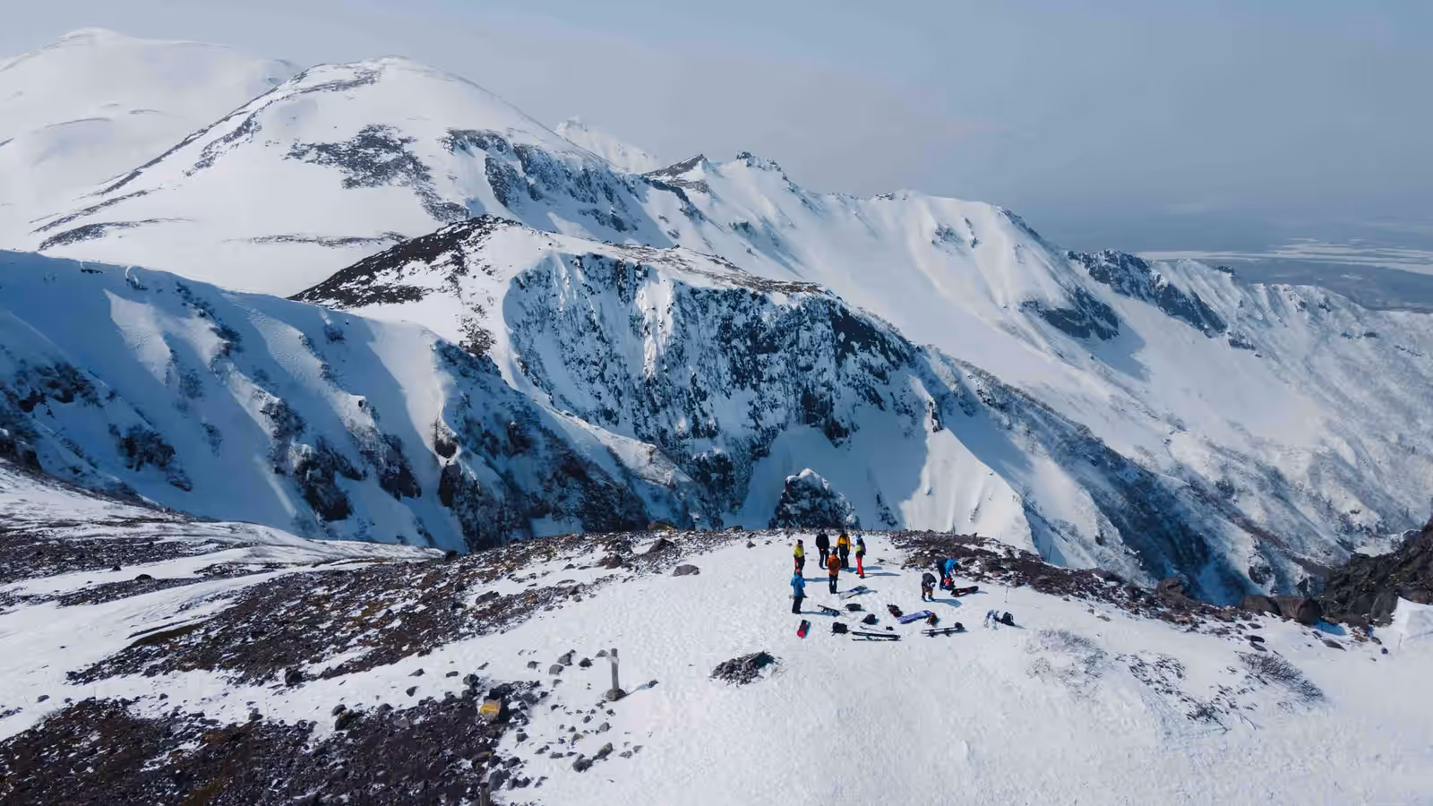 Ski touring in Hokkaido