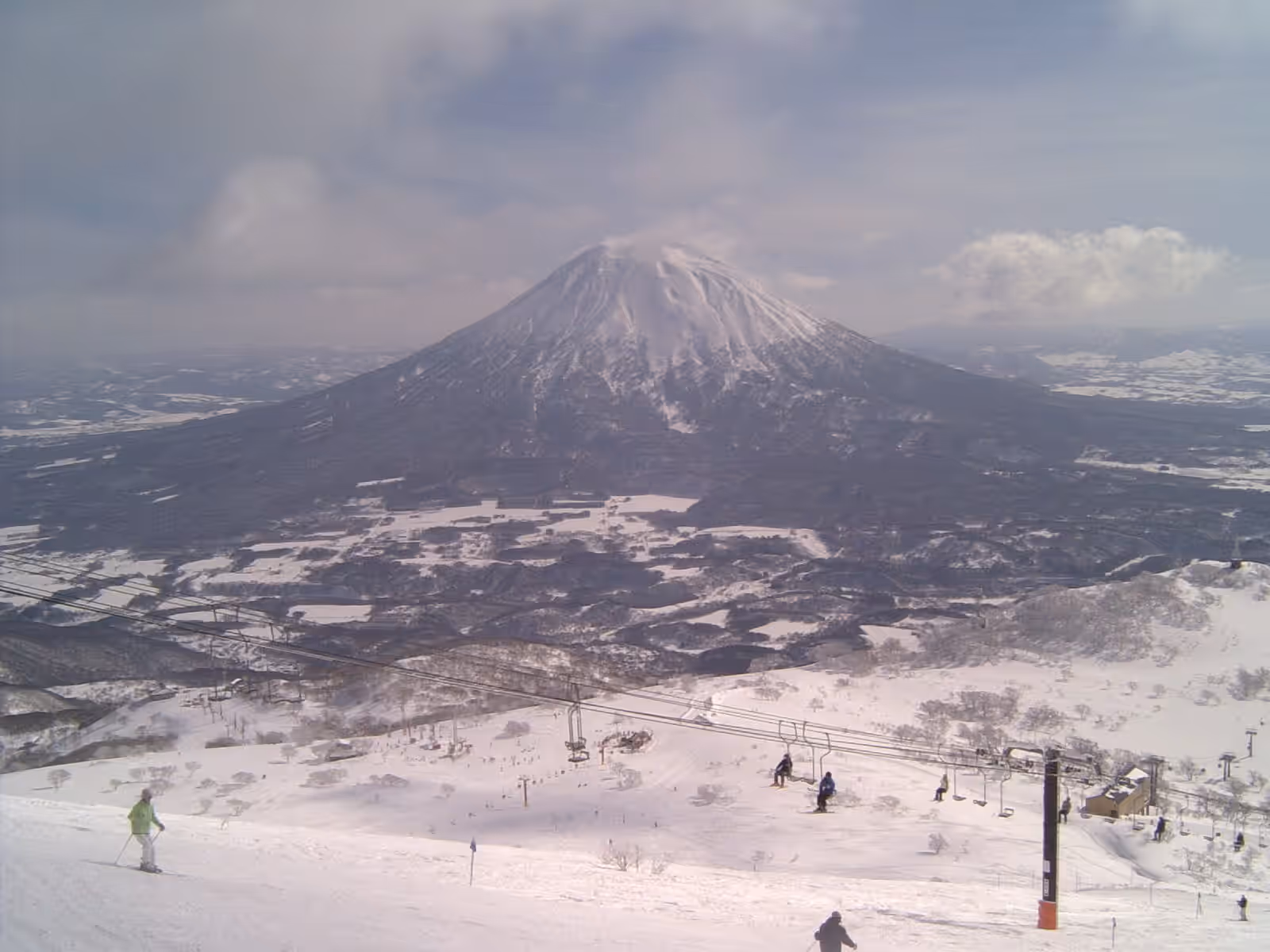 Ski touring in Mount Yotei