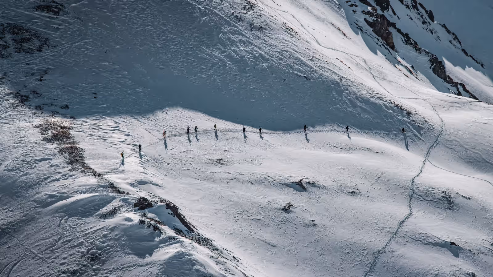 Ski touring in North Iceland