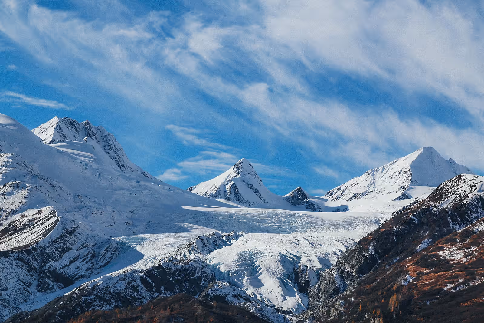 Skiing in the Chugach