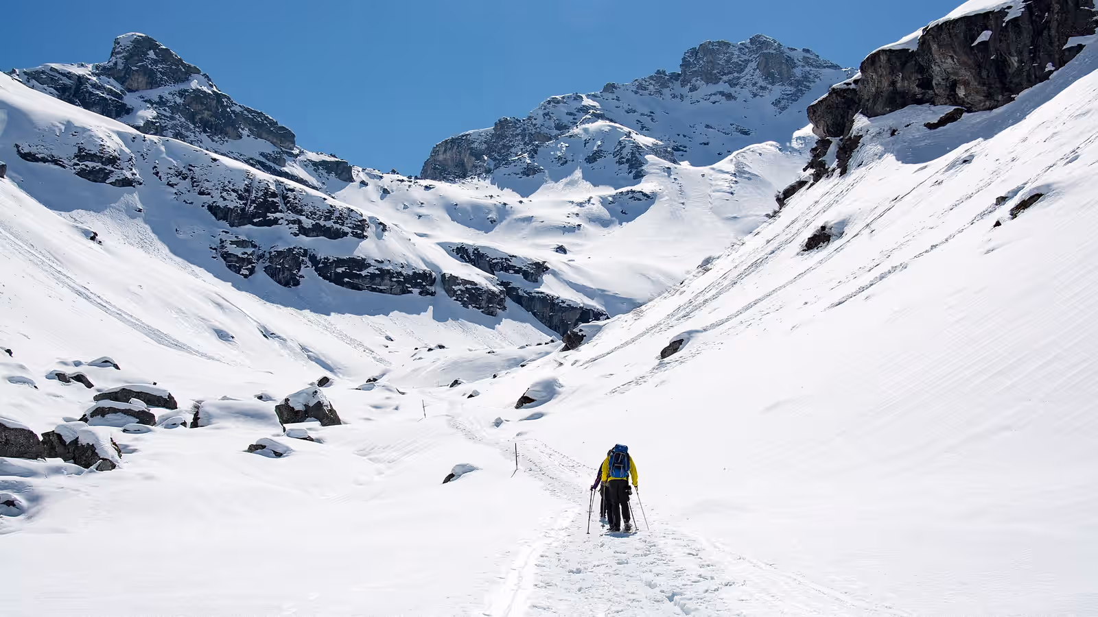 Snowshoeing in the Jura Mountains