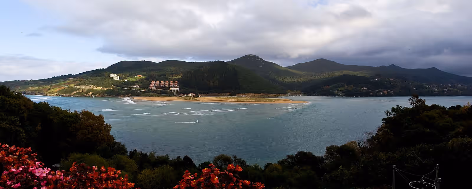 Surfing in Mundaka