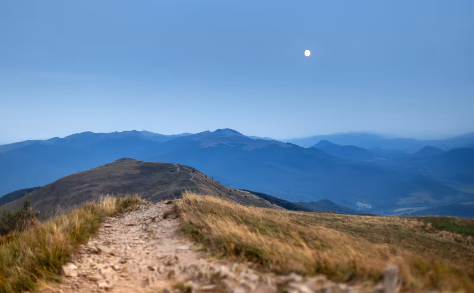 Trail running in Bieszczady