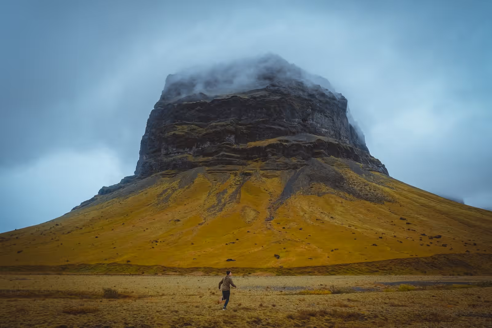 Trail running in Iceland