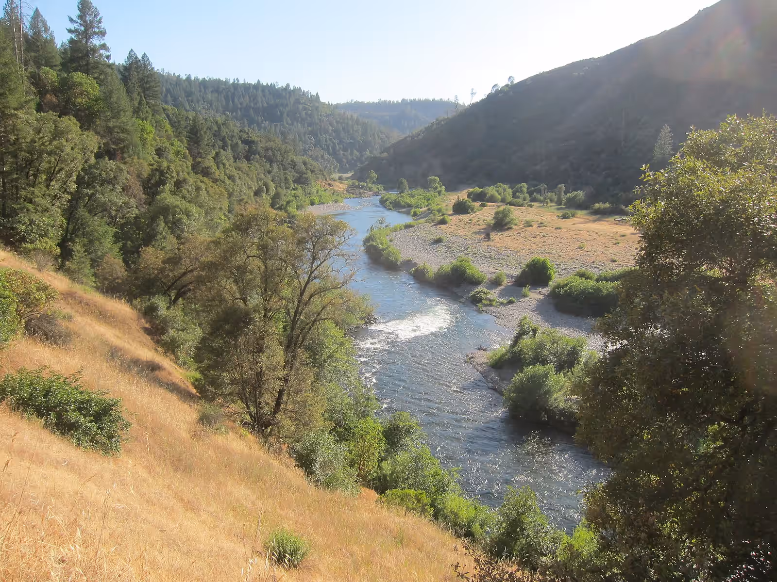 Trail running in the Western States Trail