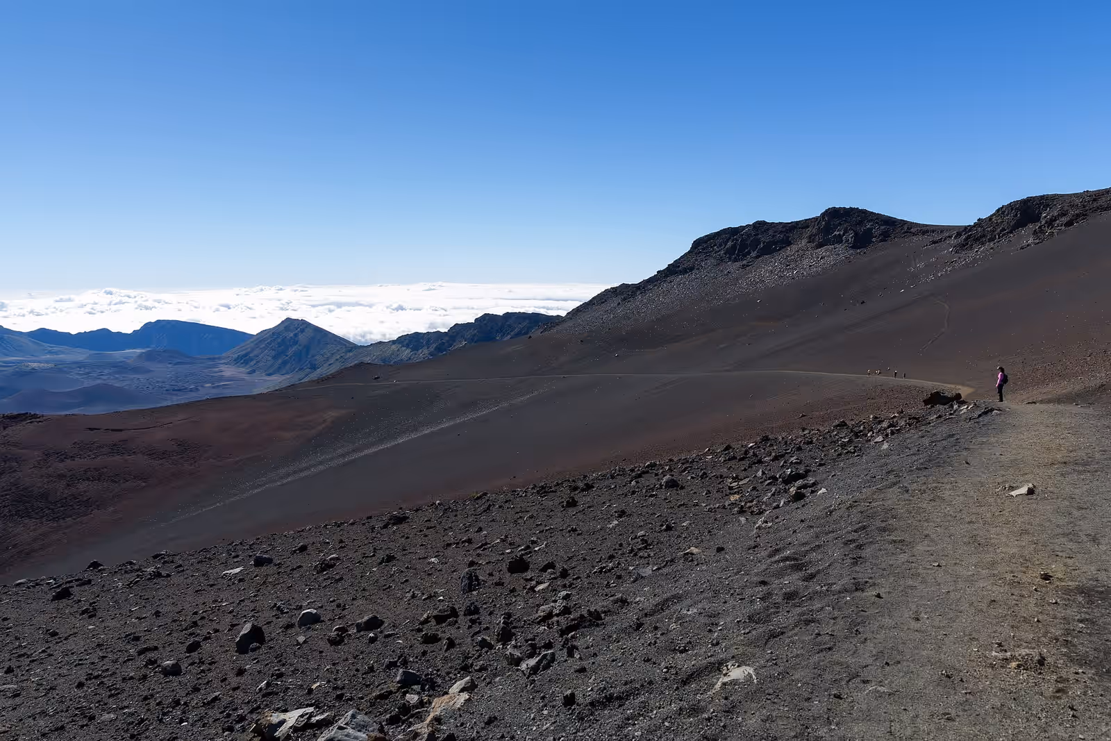 Trekking in Haleakalā
