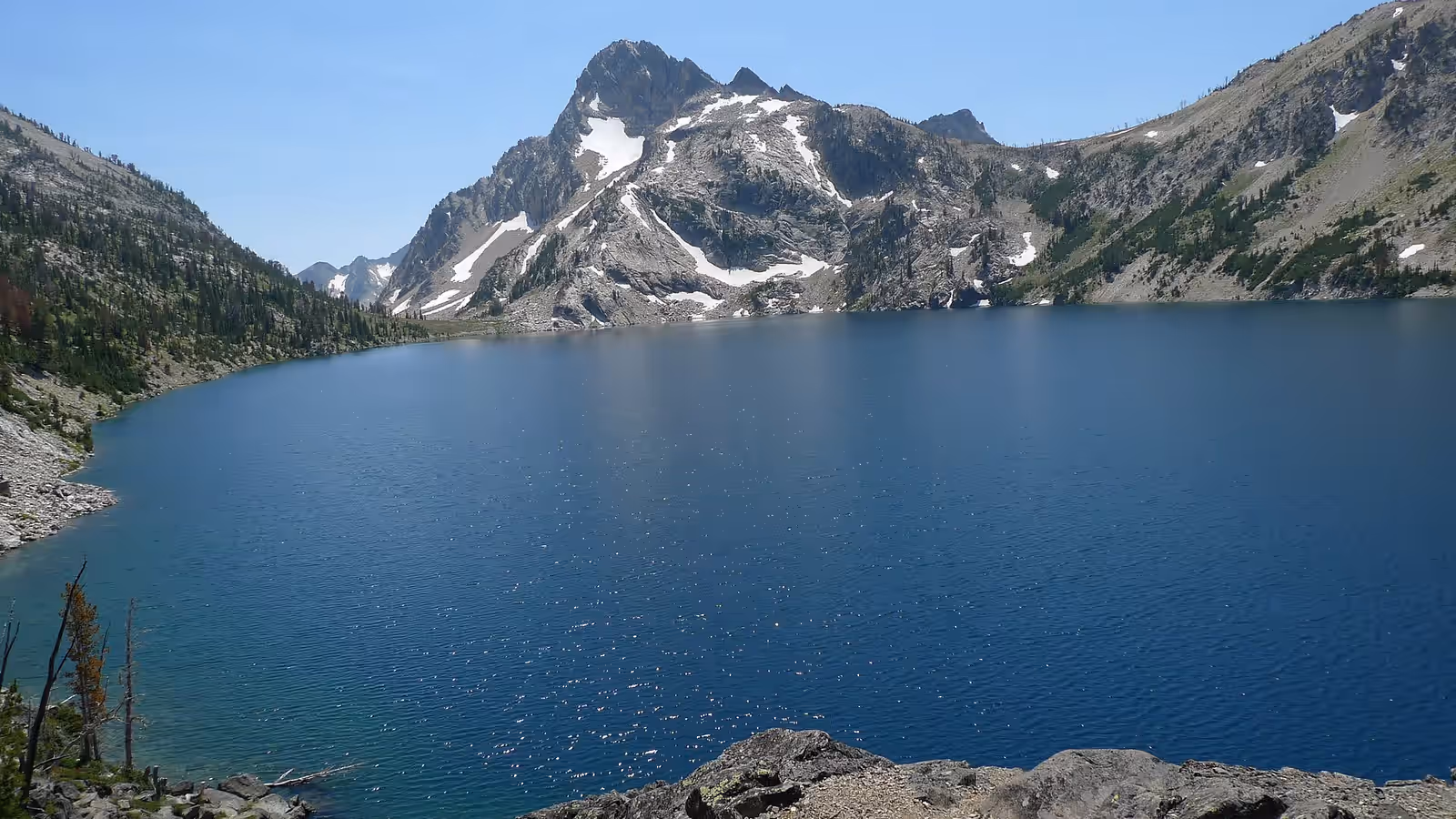 Trekking in the Sawtooths