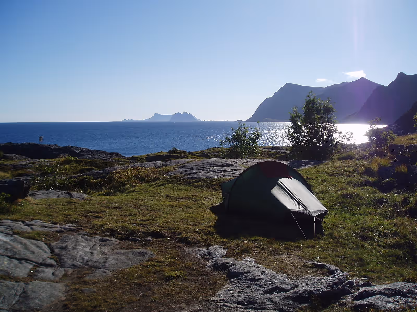 Wild camping in Lofoten